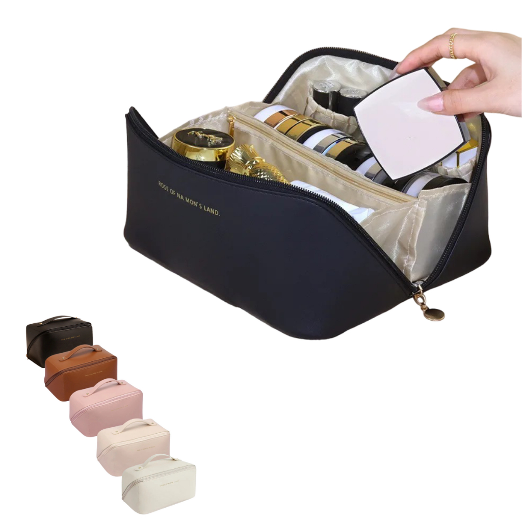Necessaire Feminina Grande Organizadora Maquiagem Cosmético Para Viagem Em Alta Qualidade