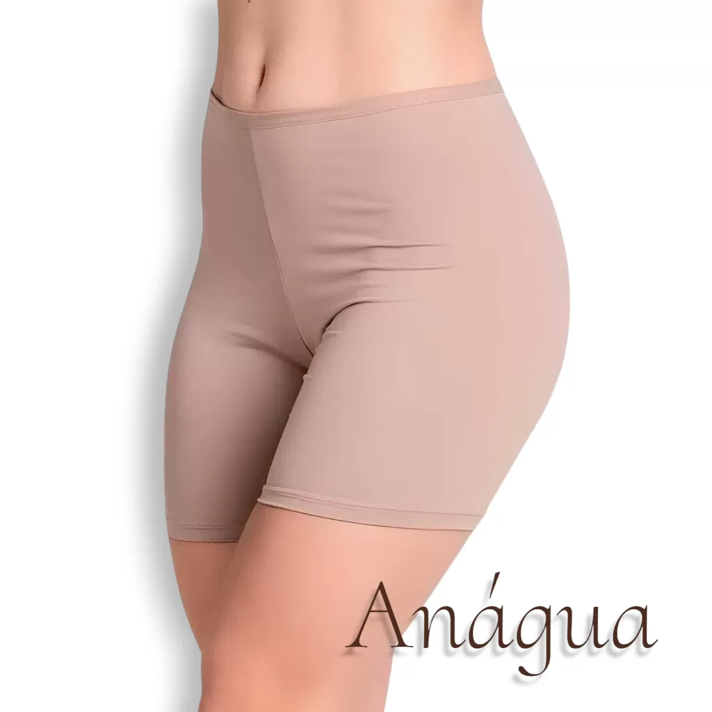 Bermuda Short Anágua Segunda Pele Short Feminino Lingerie Feminina Langerie