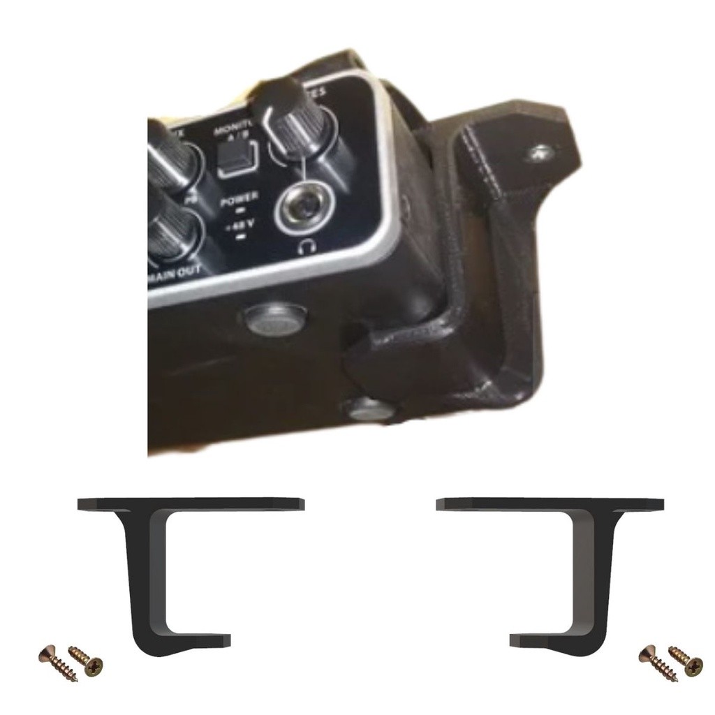 Suporte Para Fixar Behringer Umc404hd Sob A Mesa D3