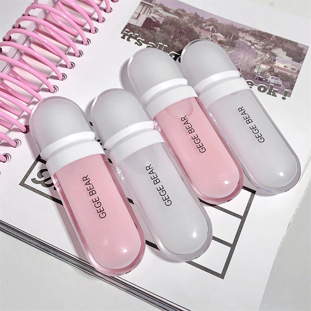 Brilho labial claro e hidratante/lábios hidratantes/hidratante/lábios carnudos volumoso/linhas labia