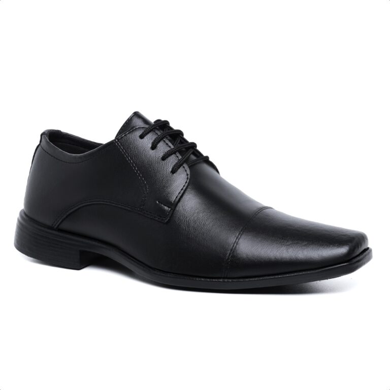 Sapato Masculino Social Oxford de Amarrar Confort