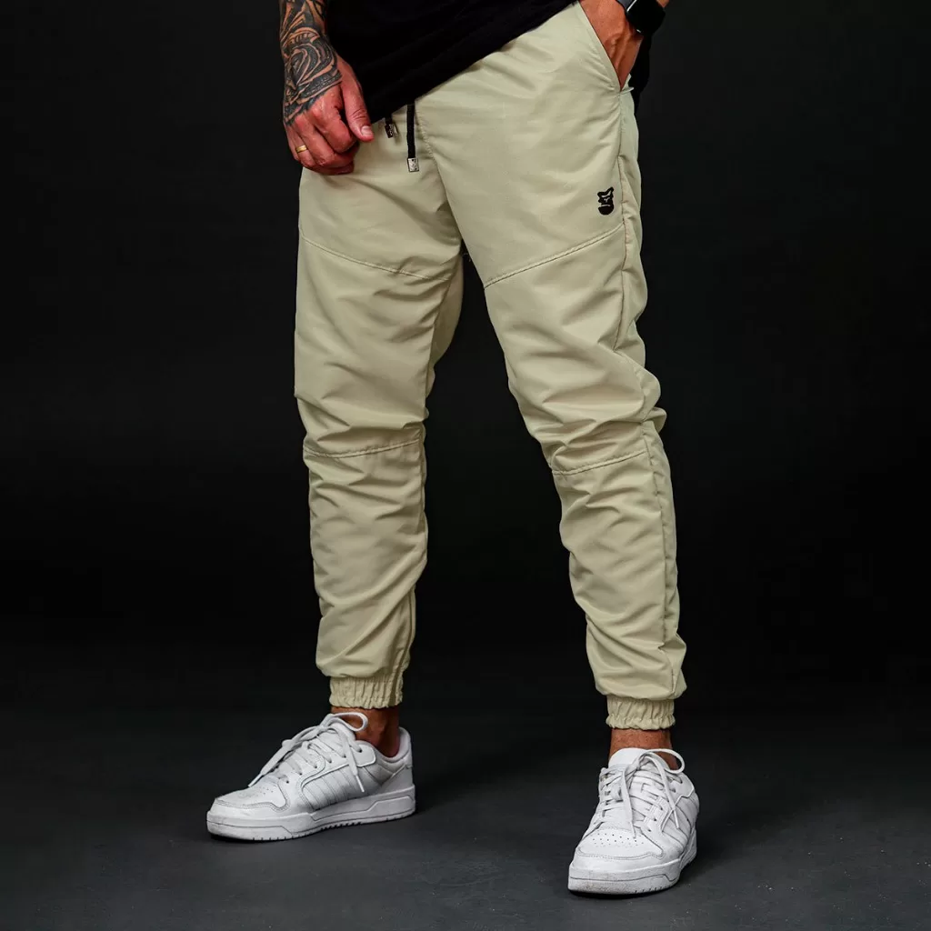 Calça Jogger Cream Tactel Leave – Black Targ