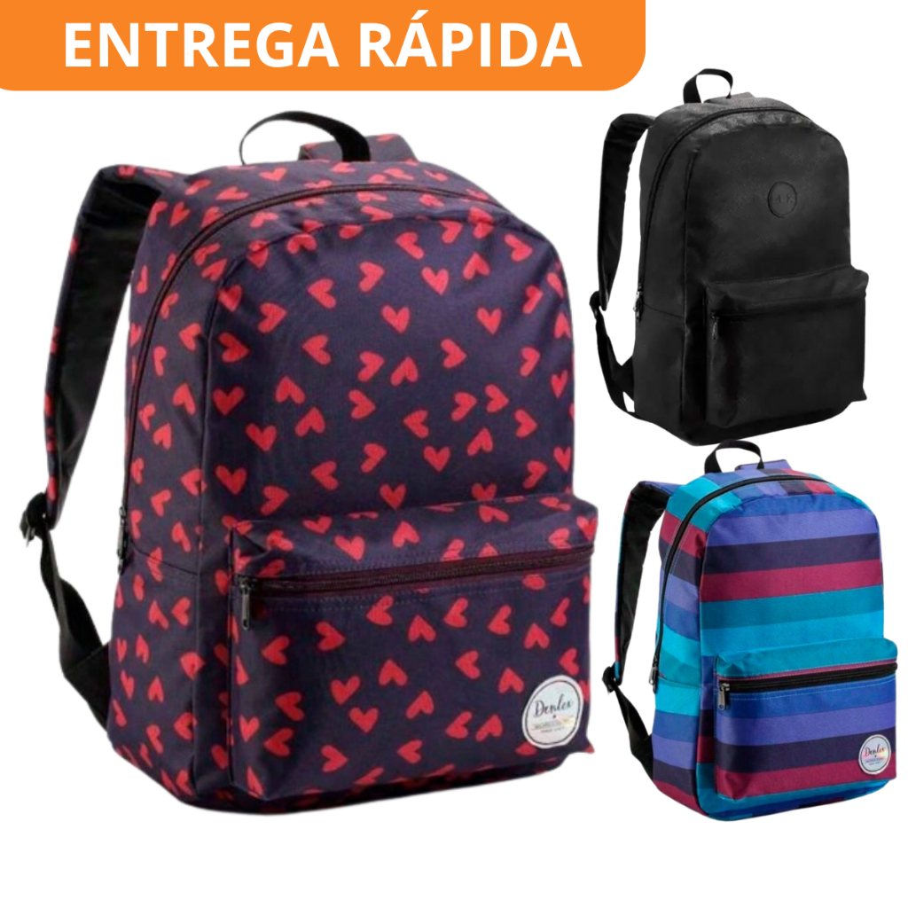 Mochila Escolar Notebook Reforça Premium Promoção