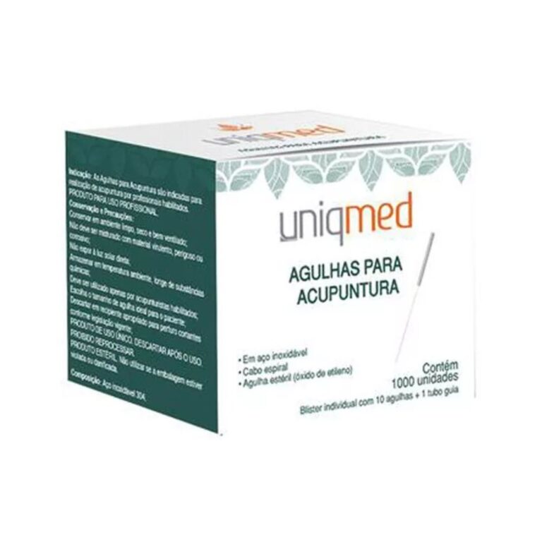 Agulha Para Acupuntura 1000un 0,25x25mm Uniqmed