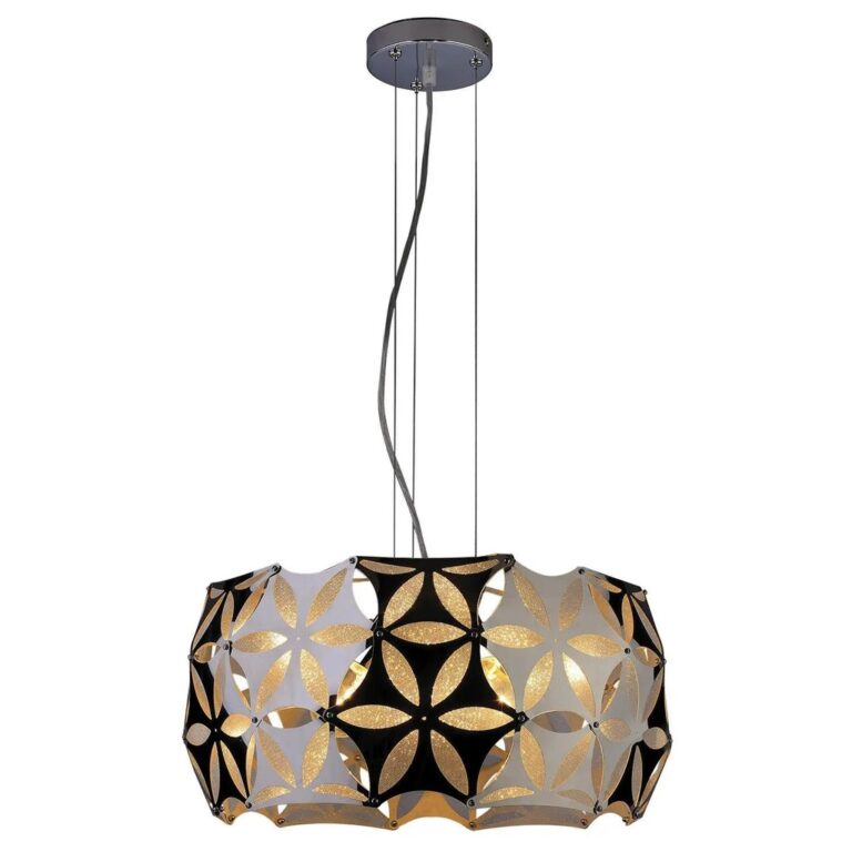 Pendente Effect 45cm x 45cm x 73cm Prata Startec