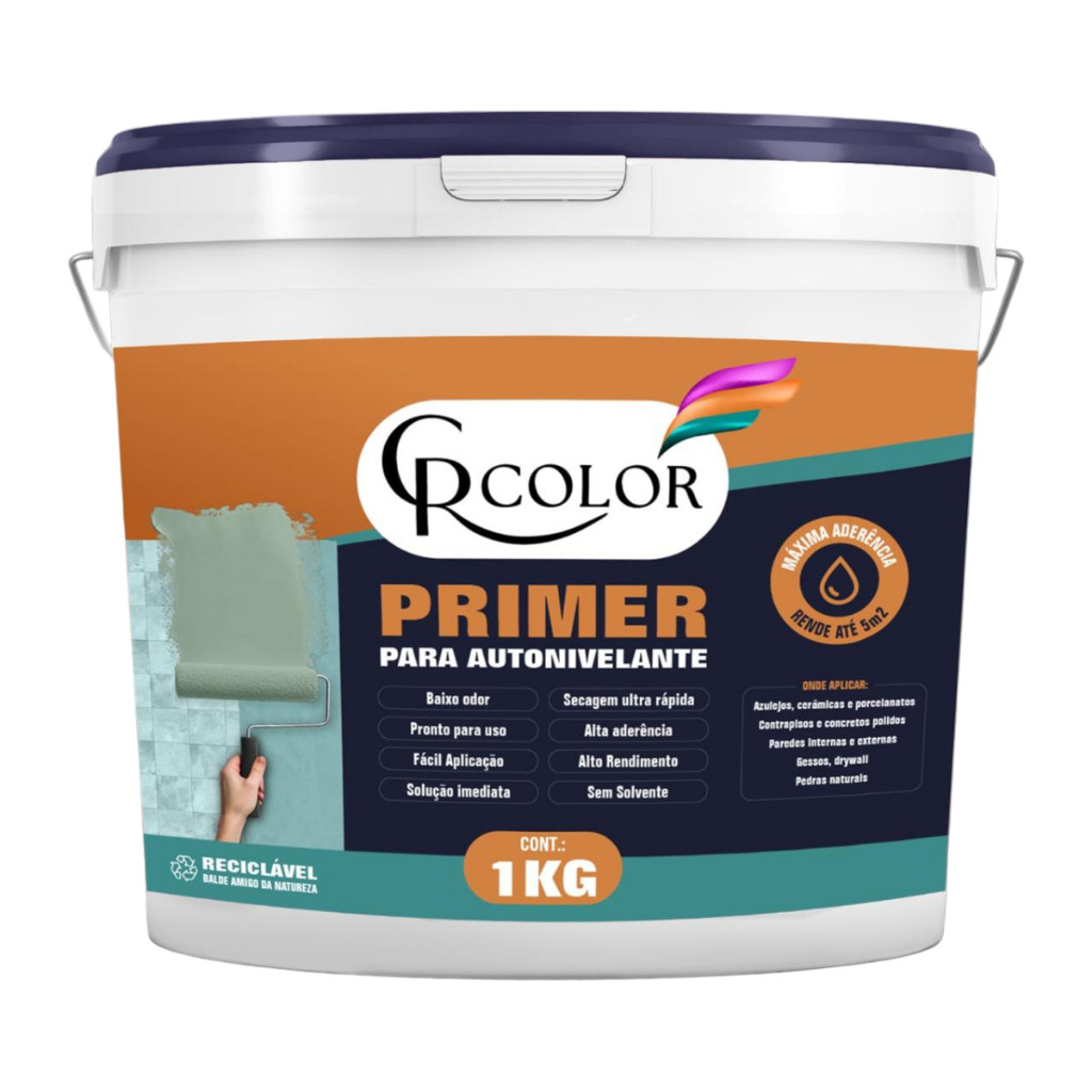 Aderência Garantida – Crcolor Primer 1kg para Acabamentos Impecáveis
