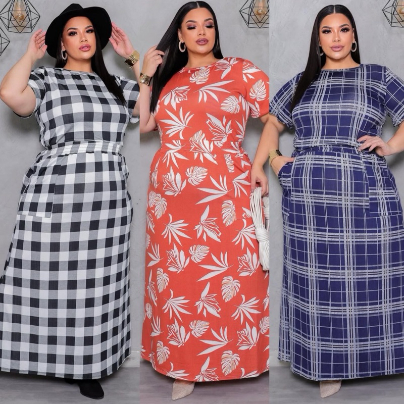 PLUS SIZE Conjunto moda evangélica festa casamento elegante inverno manga longa saia com fenda frio