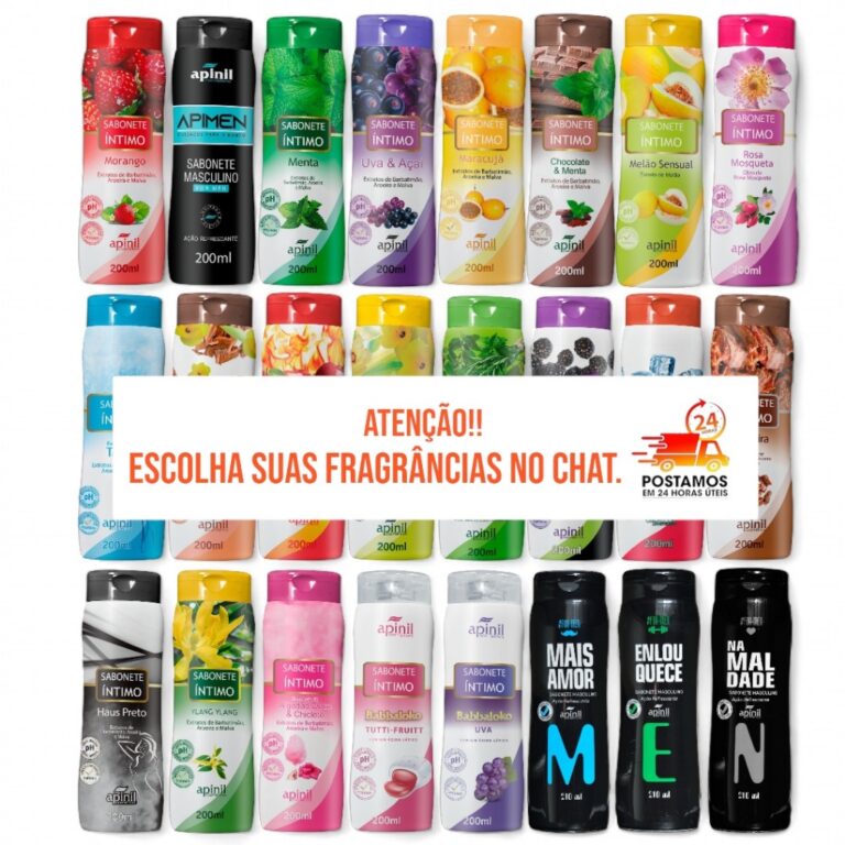 KIT 12 Sabonete Íntimo Feminino 200ml APINIL R