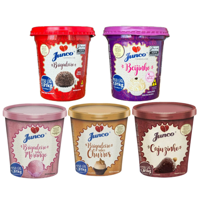 Pote Junco 1,01kg Brigadeiro/Beijinho/Cajuzinho/Mo