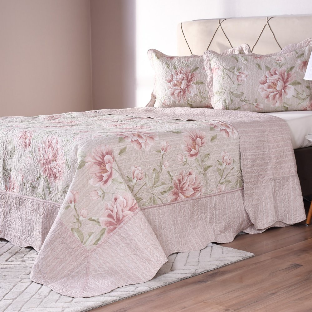 Kit Cobre-Leito Lottus Frame Casal