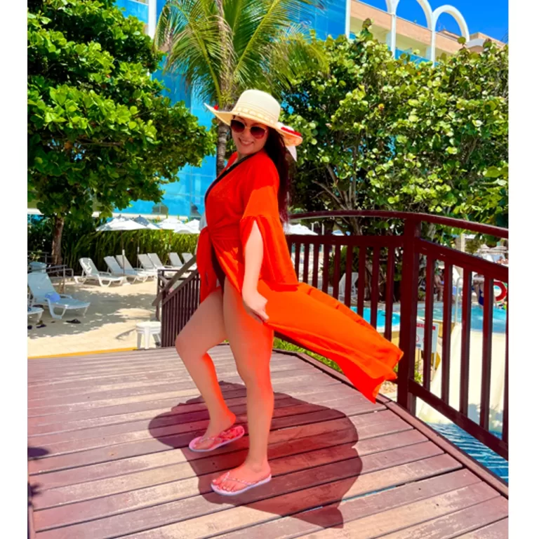 Saida Kimono Manga Aberta Fler Longa Luxo verão L