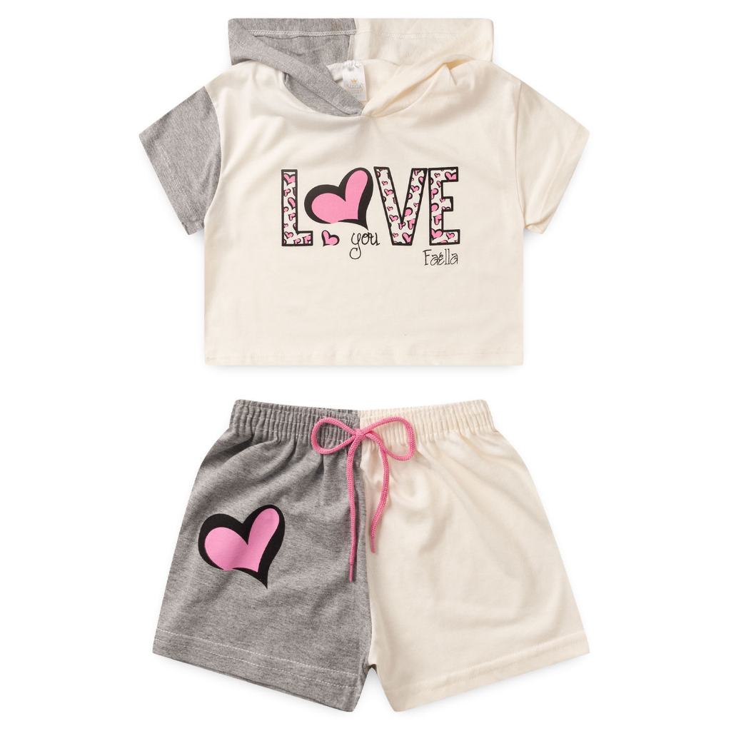 Conjunto Infantil Menina Verão 2 ao 14  – PRONTA ENTREGA