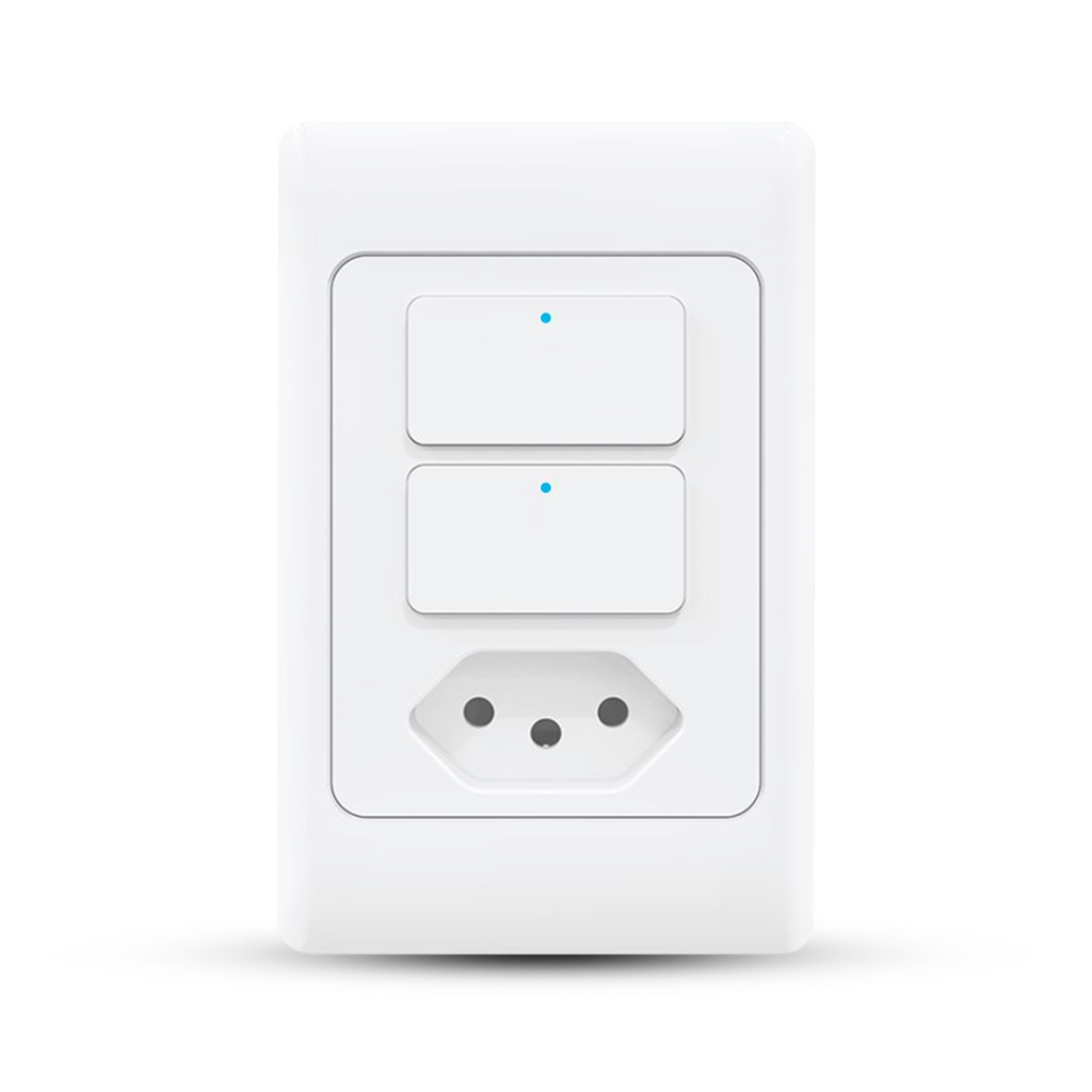 Interruptor inteligente Casa com Tomada Alexa Google Agl