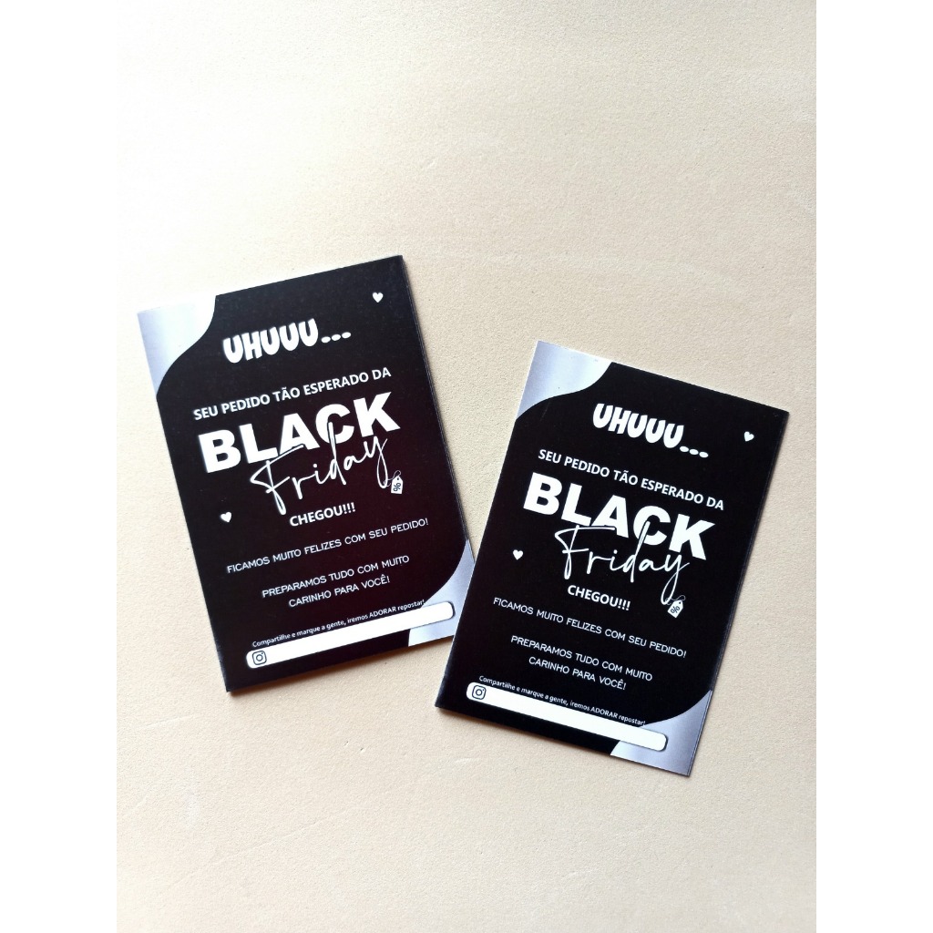 50 MINI PANFLETOS 7X10 BLACK FRIDAY