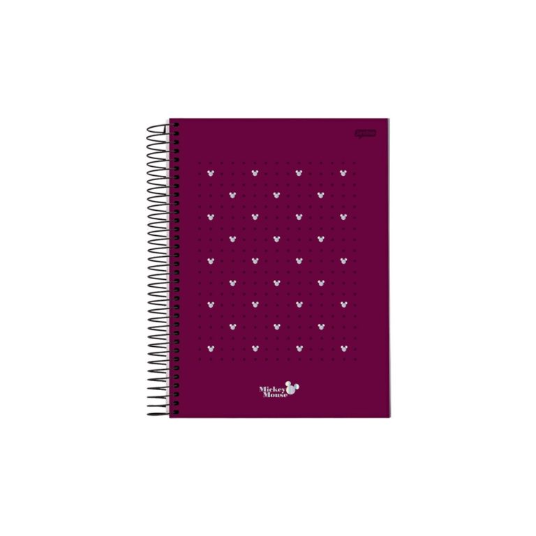 Caderno Mickey Arts Capa Dura Universitário 160fl