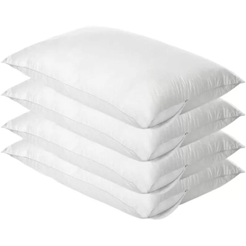 Kit 4 Capas Protetoras Travesseiro Fronha Anti-mofo c/ Zíper