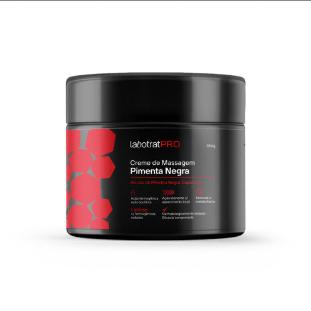 Labotrat Pro Creme de Massagem Pimenta Negra 350g