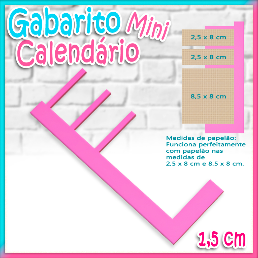 Gabarito Mini Calendário