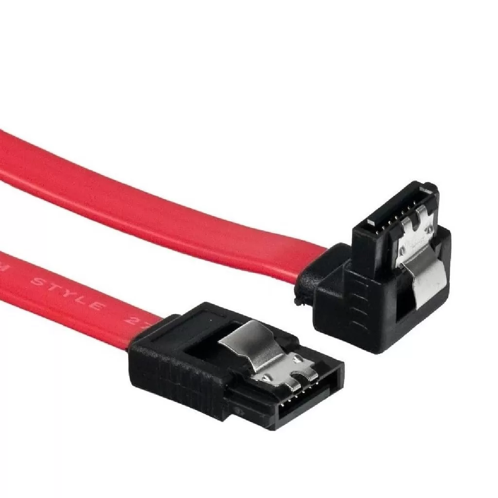 Cabo De Dados Sata 3 3gb/s Com Trava 180. Para HD SSD Drives Pc Hd