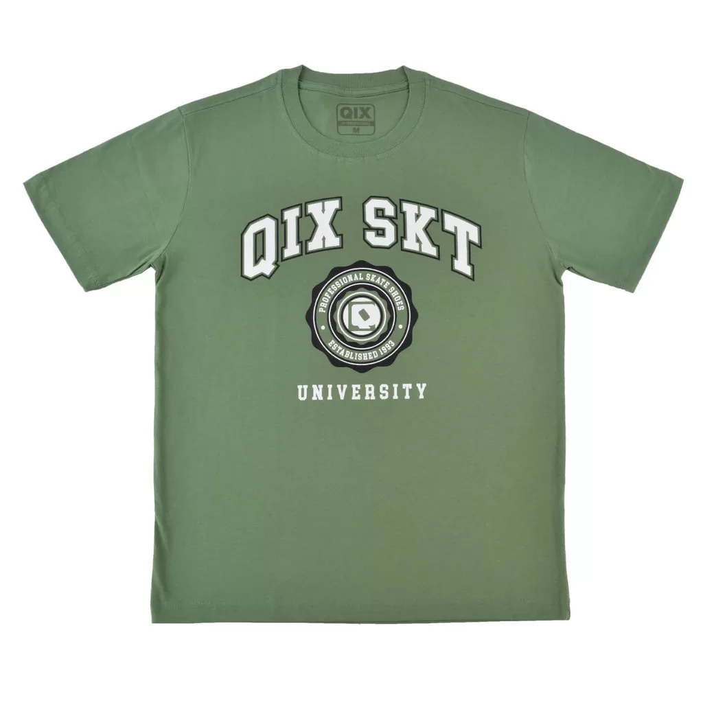 Camiseta QIX Professional Skate University original Algodão