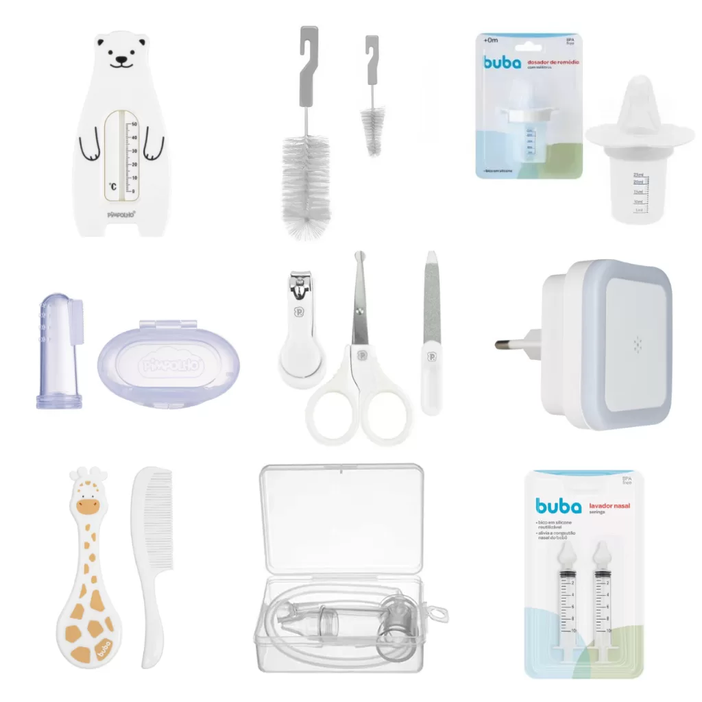 Kit bebe Enxoval Completo tudo que você precisa com 21 peças