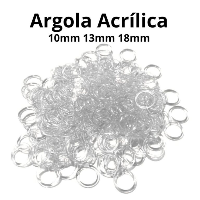 Argola Para Lingerie Sutiã Transparente C/1000 un