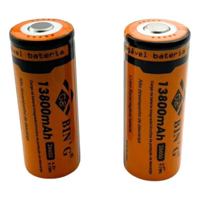 Bateria 4.2v Recarregavel 26650 Lanterna Mergulho 