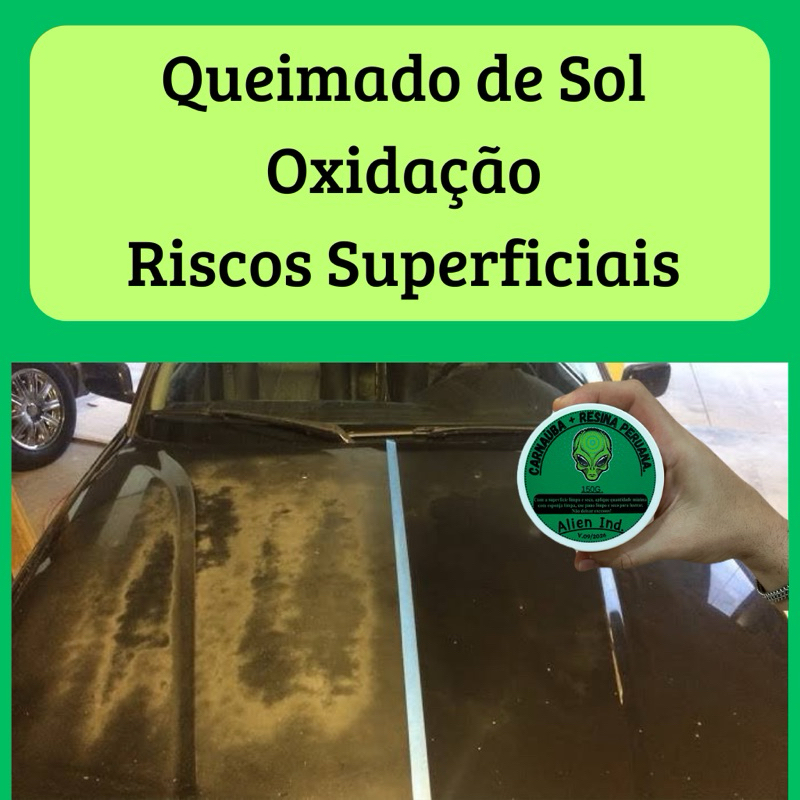 Cera Espelhamento Cerâmico Tira Riscos Repele Água ALIEN IND