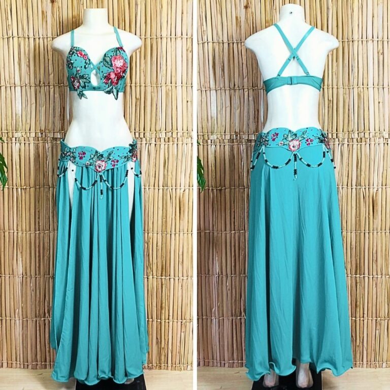 [Liquidação] Dança do Ventre Traje Bordado Comp