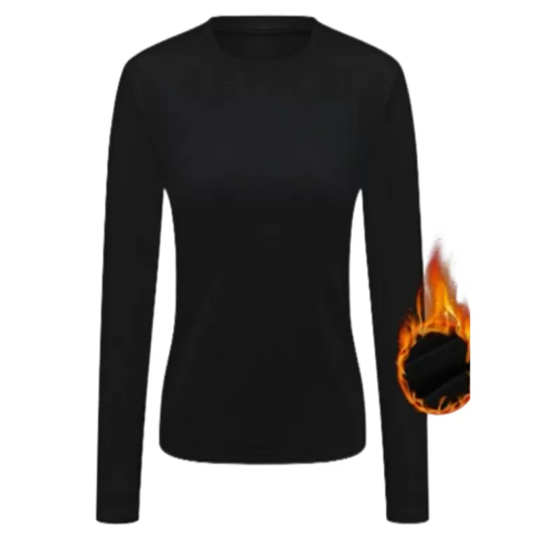 Camiseta Frio Térmica Peluciada  Feminina