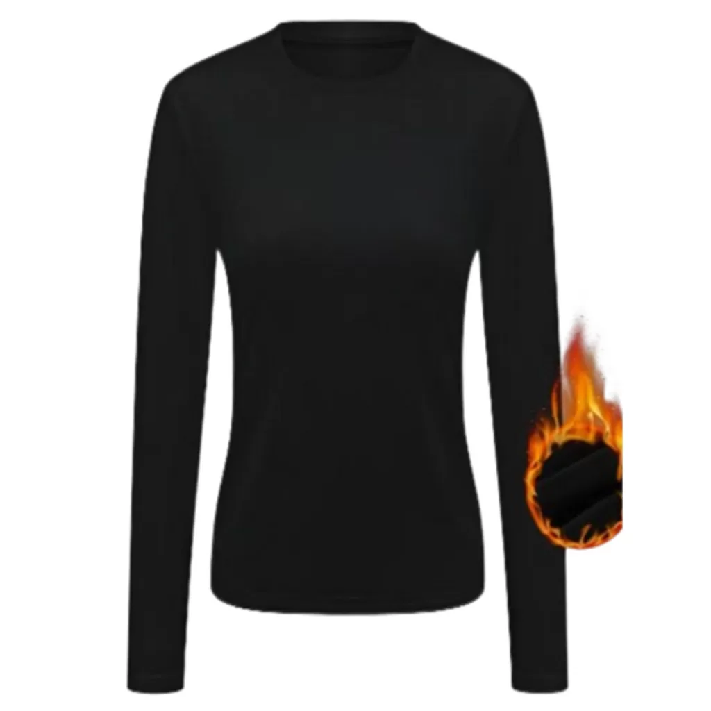 Camiseta Frio Térmica Peluciada Feminina