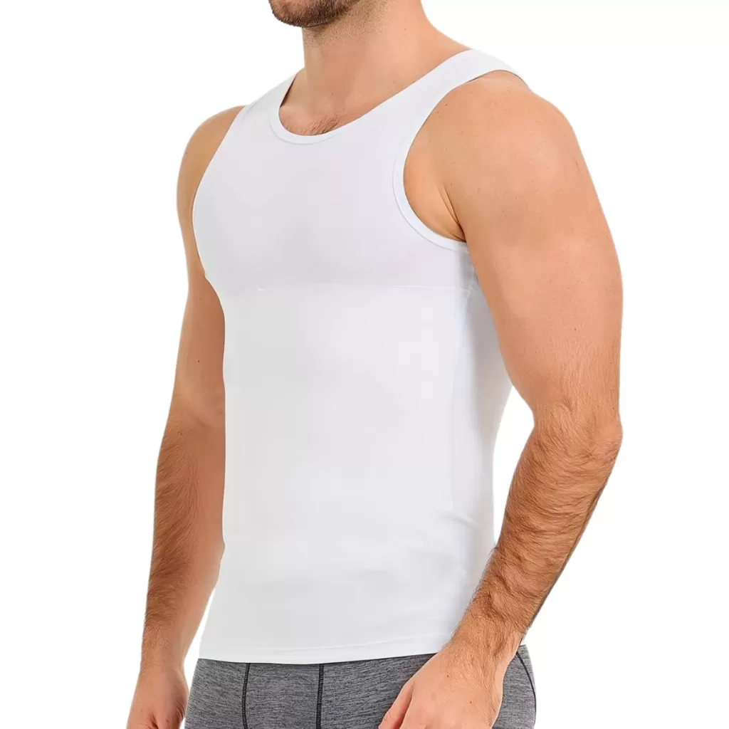 Cinta Modeladora Masculina Alta Compressão Corretor Postural Chapa Barriga