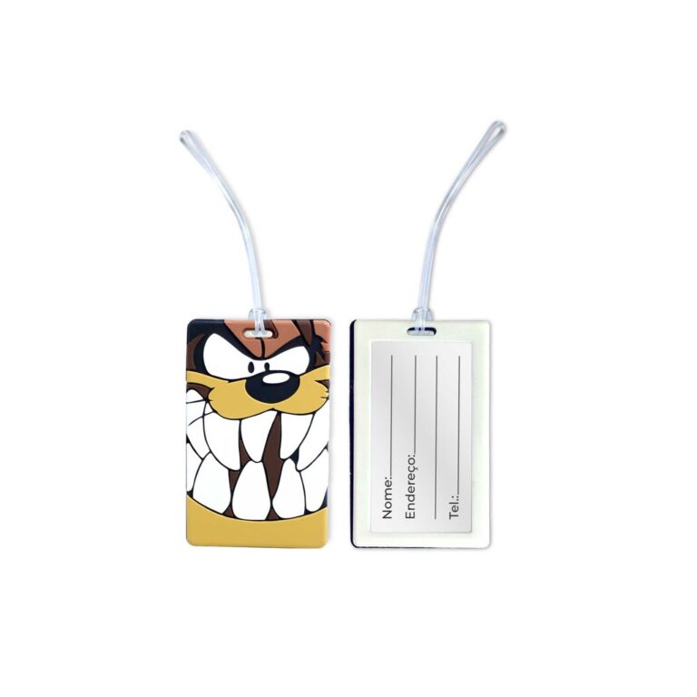 Tag Identificador De Mala Mochila Taz Mania Emborr