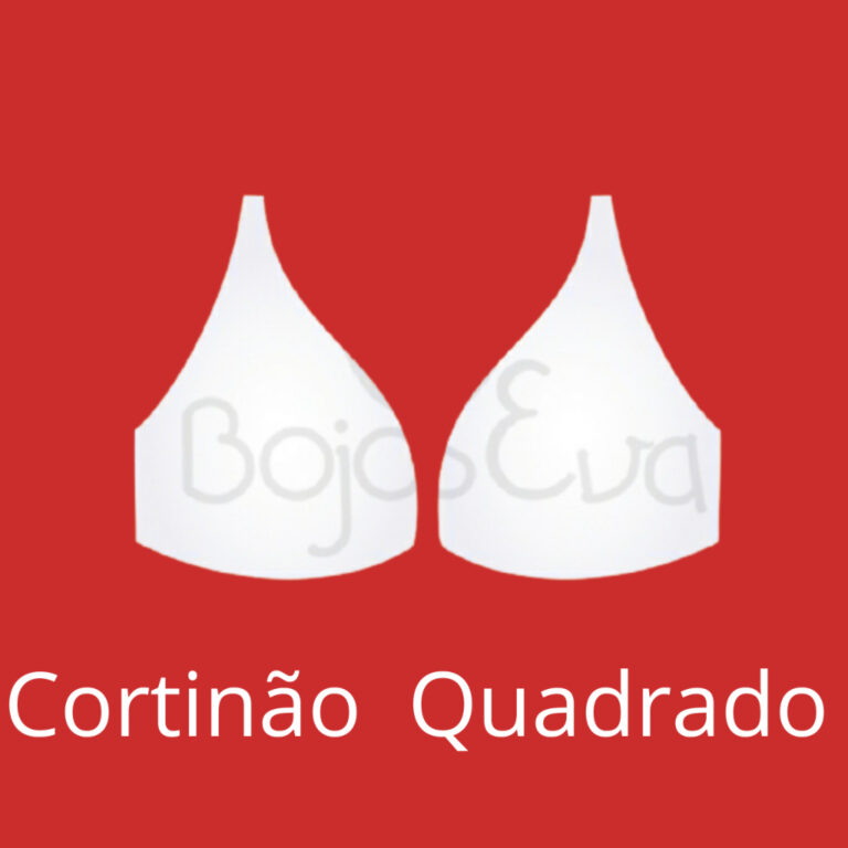 10 Pares de Bojo Cortinão Quadrado Costurável &#