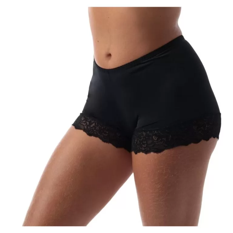 Anágua Segunda Pele Feminina Renda Bermuda Short 