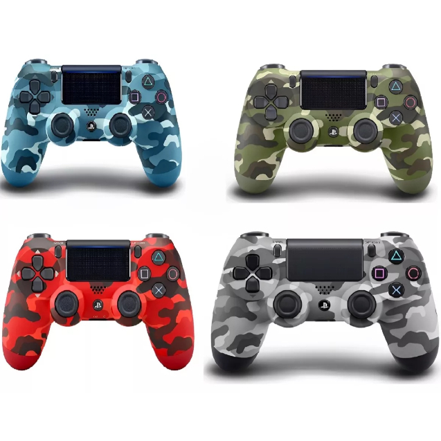 Controle camuflado compatível com Ps4 sem fio joy