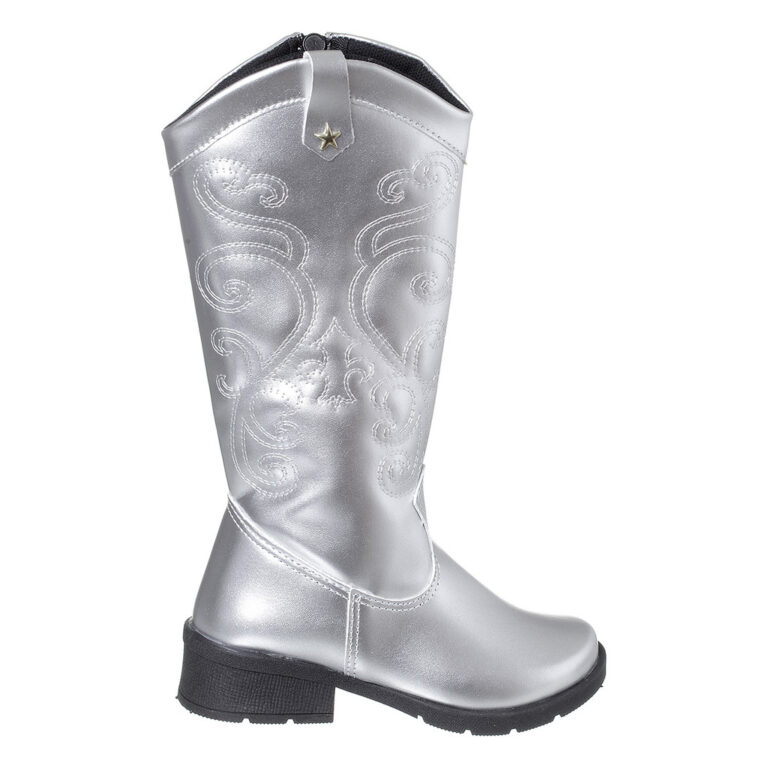 Bota Infantil Menina Texana Boiadeira Cano Médio 