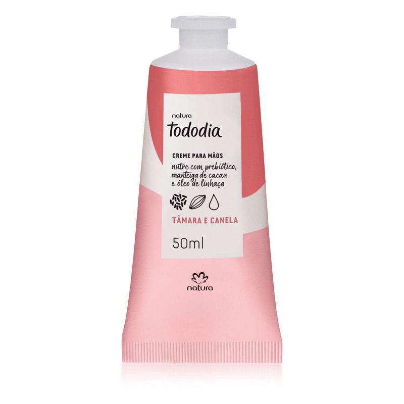 Creme Nutritivo para as Mãos Tododia – Tâmara e Canela e macadâmia