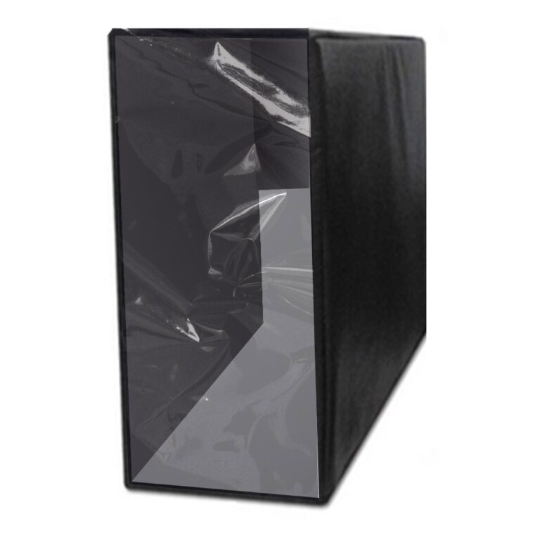 Capa para CPU Gabinete PC Preta com Frente Transpa