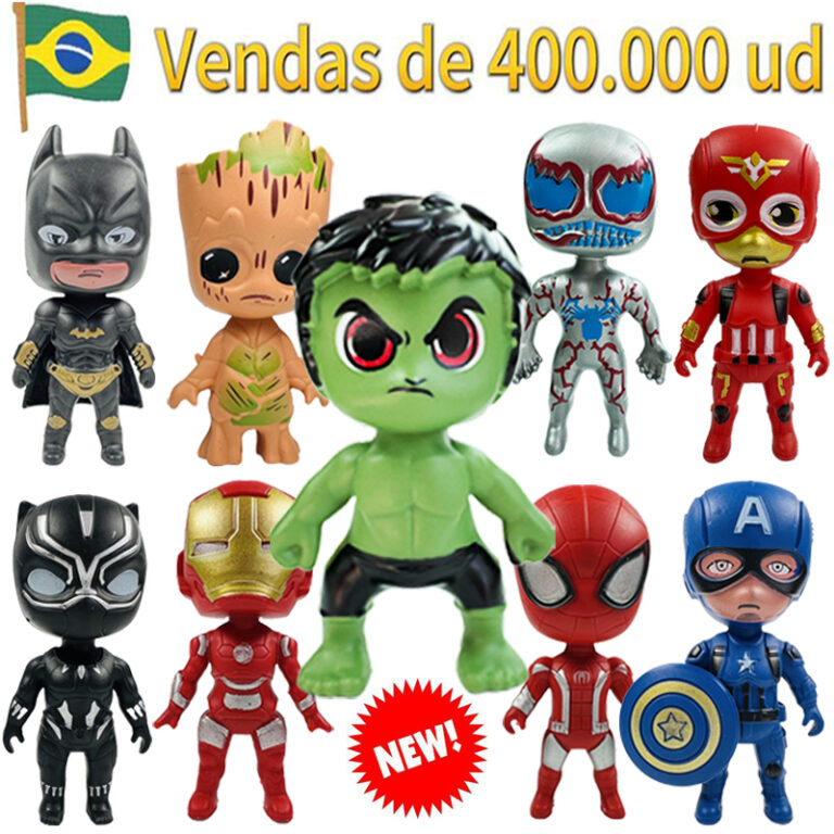 Herói Conjunto De Boneca, Blocos e Carrinho Brinq