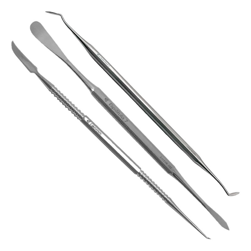 Esculpidores Hollenback N. 3 E Lecron + Espátula N. 7