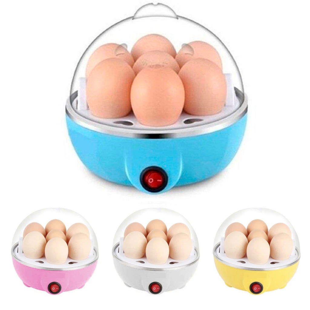 Cozedor Elétrico de Ovos Egg Cooker Panela Elétrica Cozinha Ovo e Legumes A Vapor 110V Ou 220V