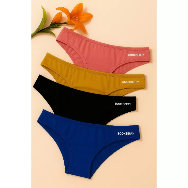 Kit 6 Calcinhas Tanga Algodão Conforto Feminina