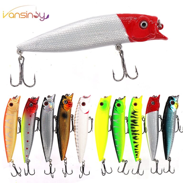 Isca De Pesca 9,5cm/12g Dura Popper Com Anzol Agud