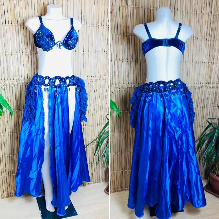 [Liquidação] Dança do Ventre Traje  Bordado Com