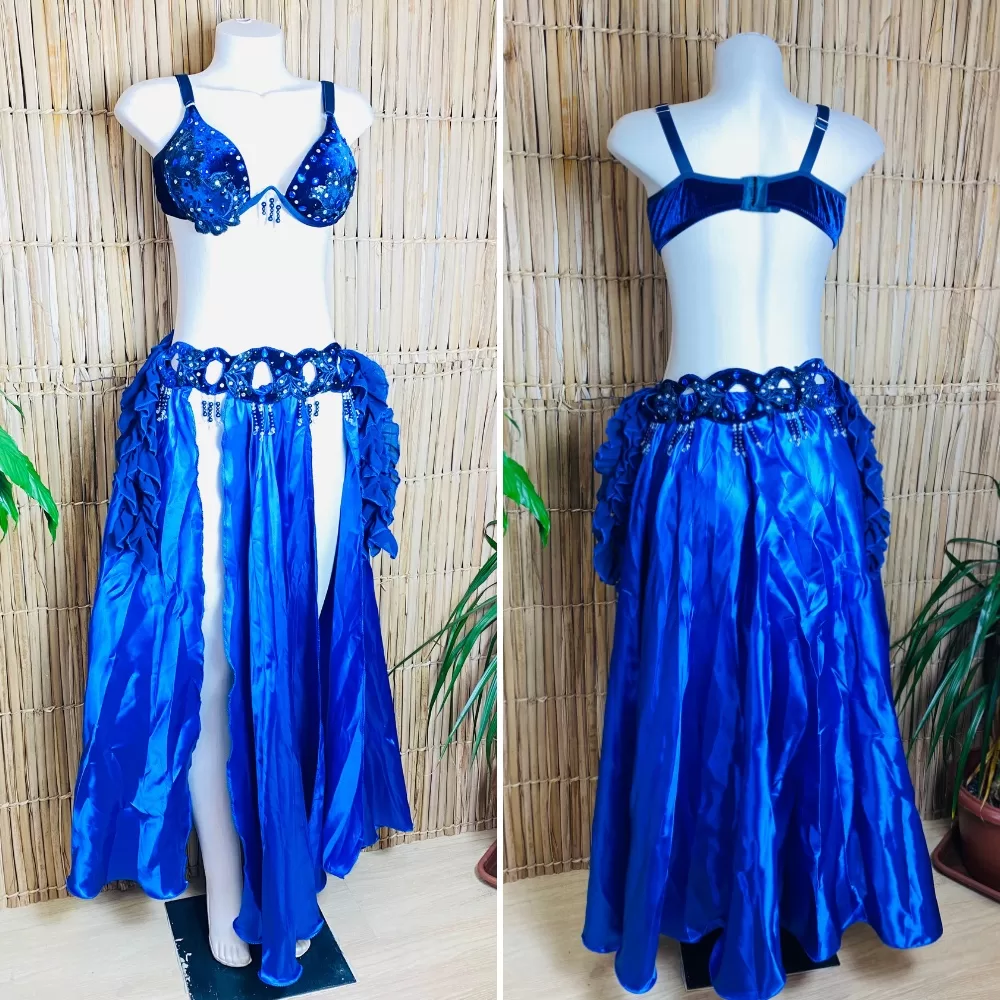 [Liquidação] Dança do Ventre Traje  Bordado Completo – GG-46 –  Pronta Entrega – TPCL-600