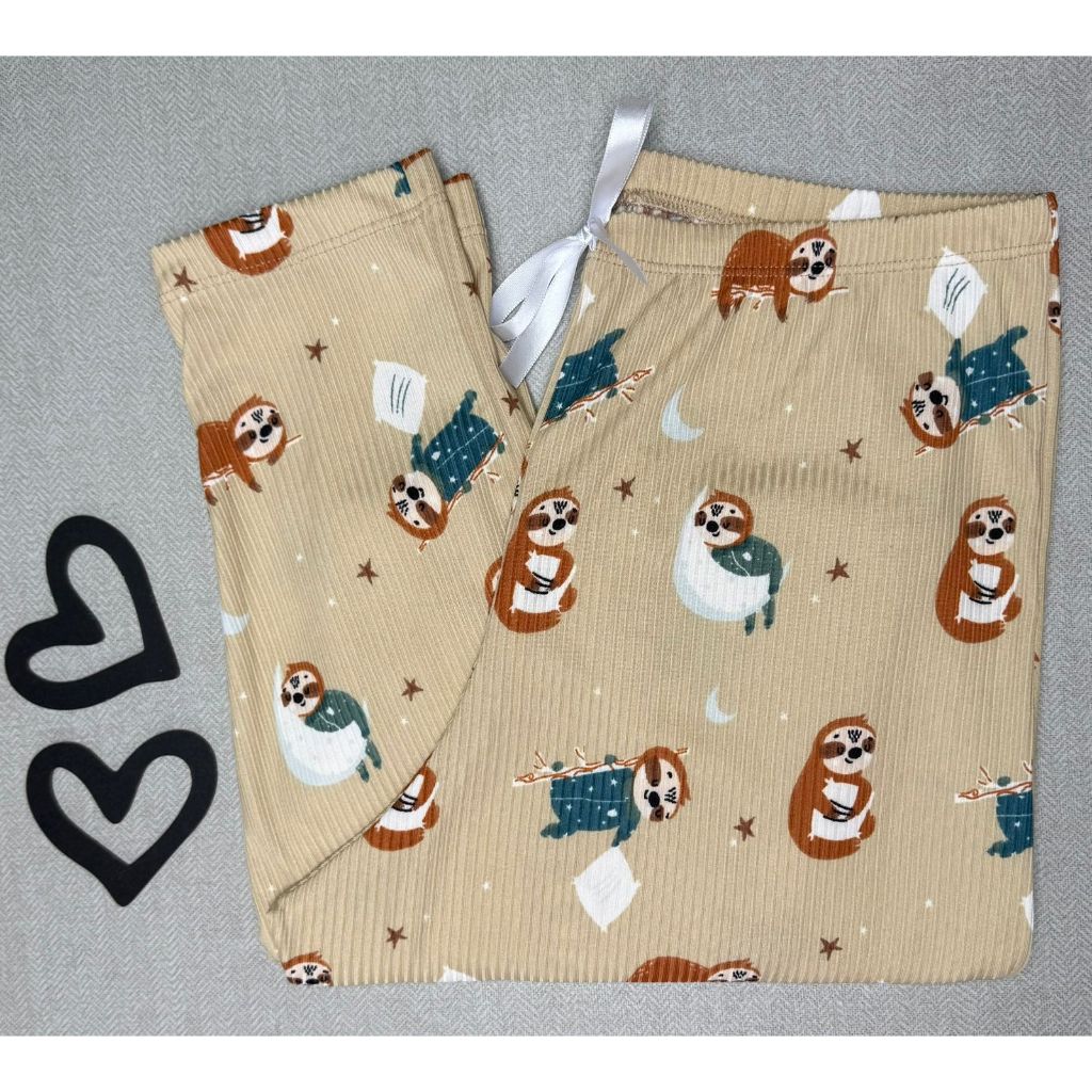 Calça de Pijama Avulsa Confortável Suede Longo Inverno Feminino Adulto