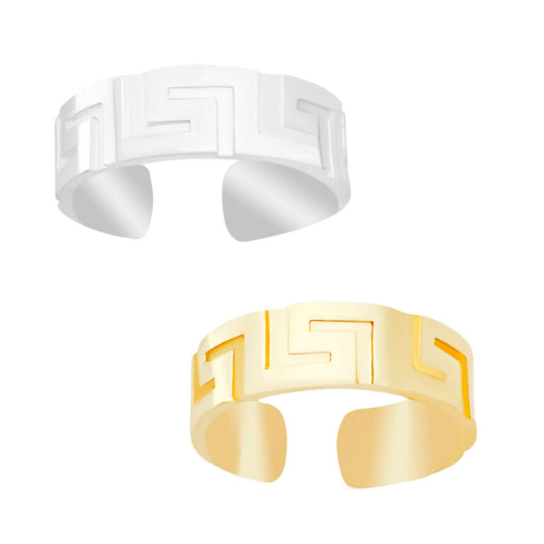 Anel Masculino Banhado A Ouro 18K/Prata 925 Modelo