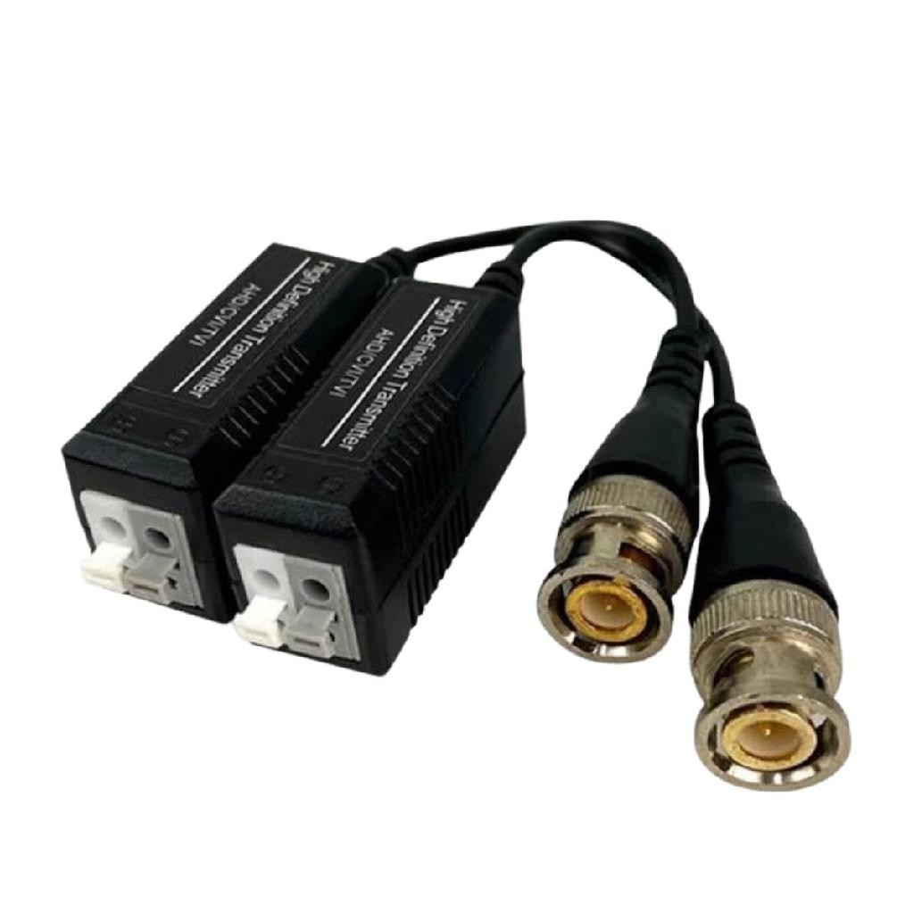 Transmissor Video Balun 300x600m com Engate Rápido/Pressão