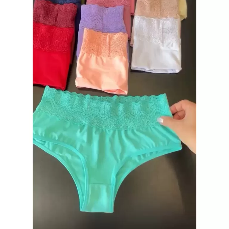 Kit 10 Calcinhas de Algodão 330 de Gramatura PREM
